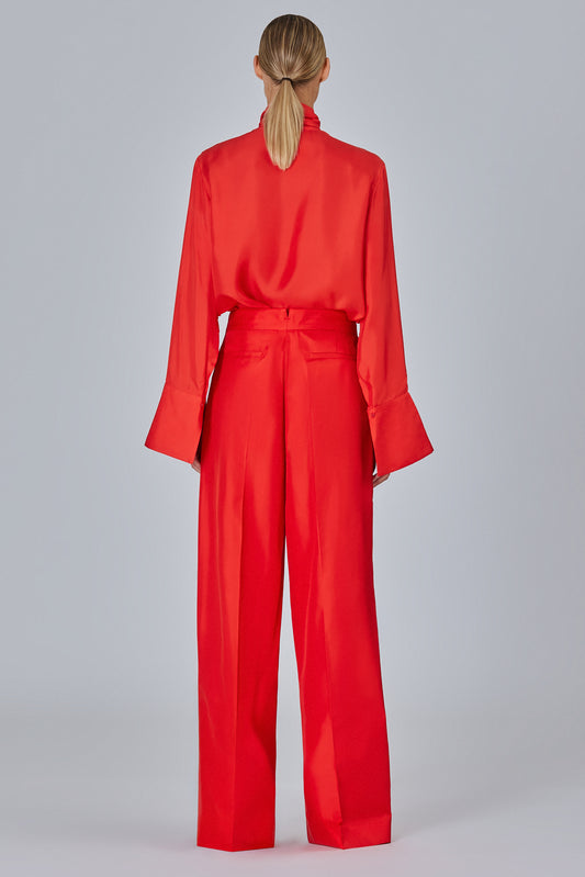 Bogart Silk Twill Trousers