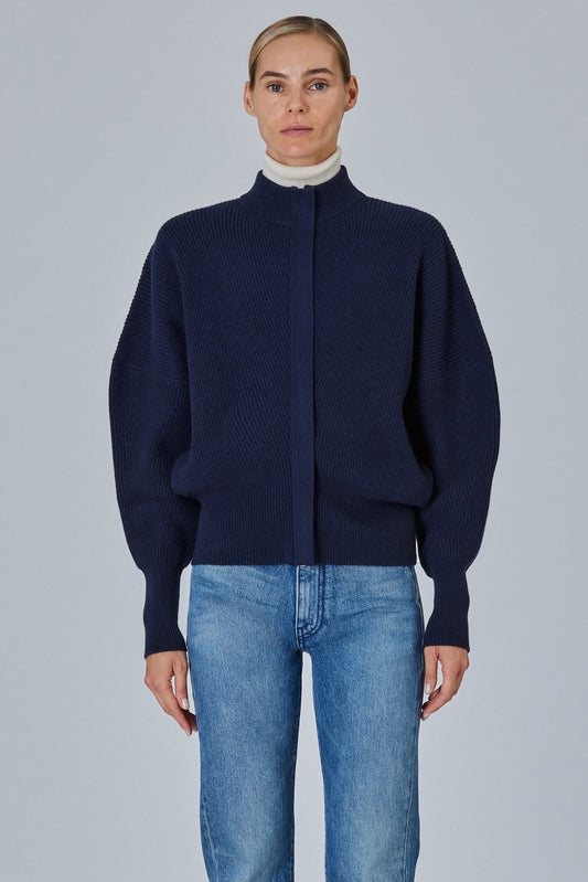 Minerva ER Zipped Batwing Bomber Cardi