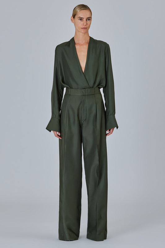 Bogart Silk Twill Trousers
