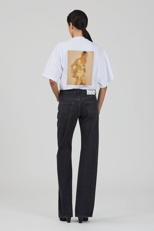Pantaloni Bogart in lana con una pince