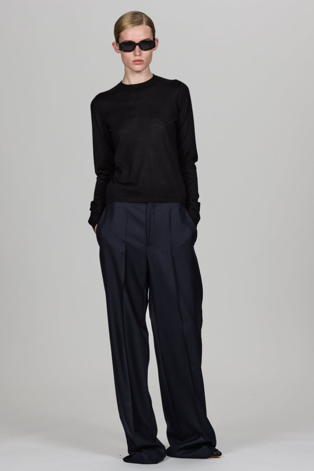 Tuxedo Flannel Trousers