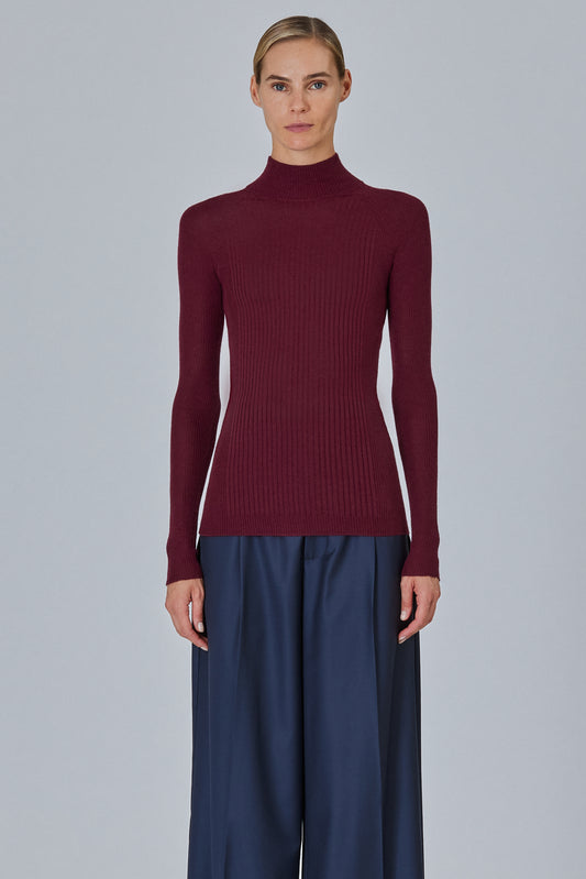 Ribbed Lupetto Sweater