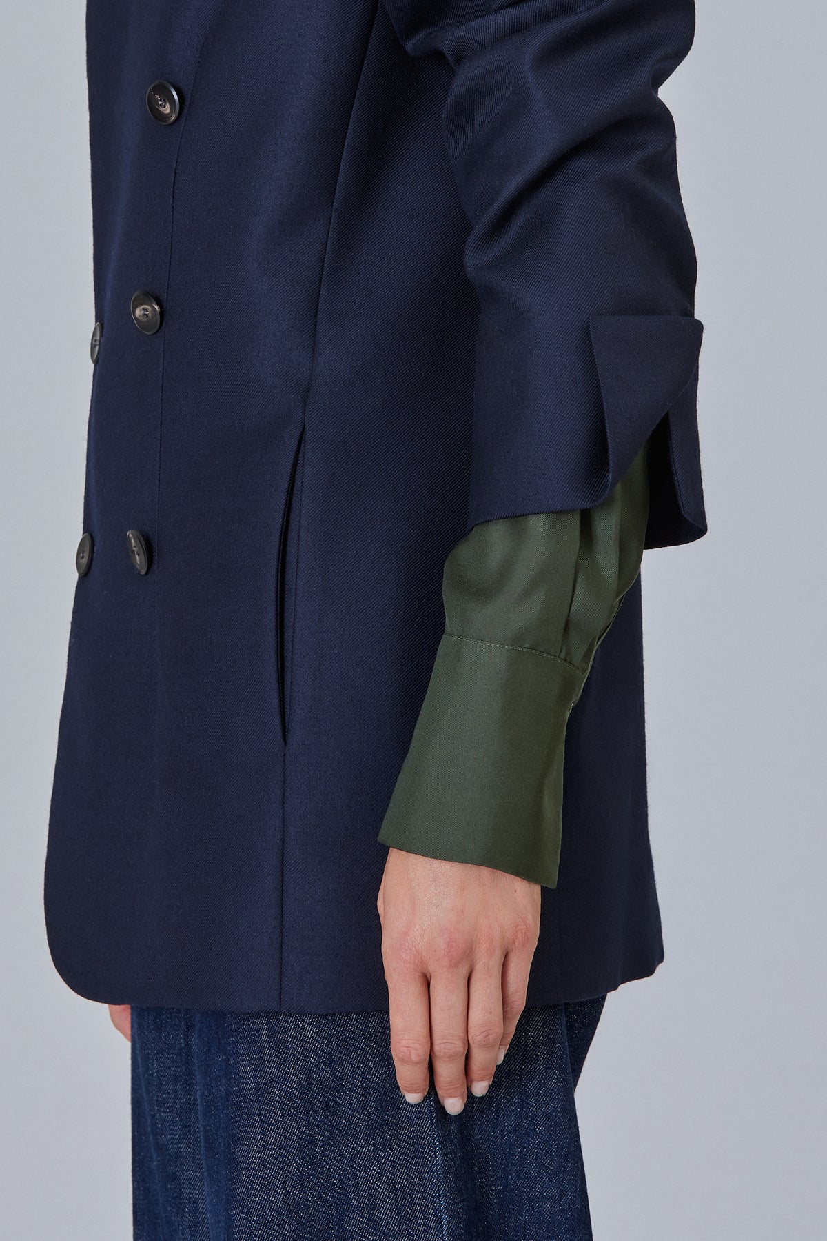 Lauren Flannel Double Breast Jacket