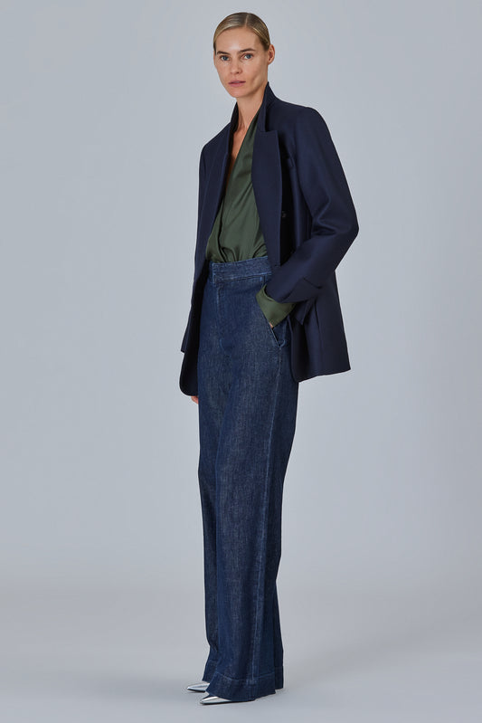 Lauren Flannel Double Breast Jacket