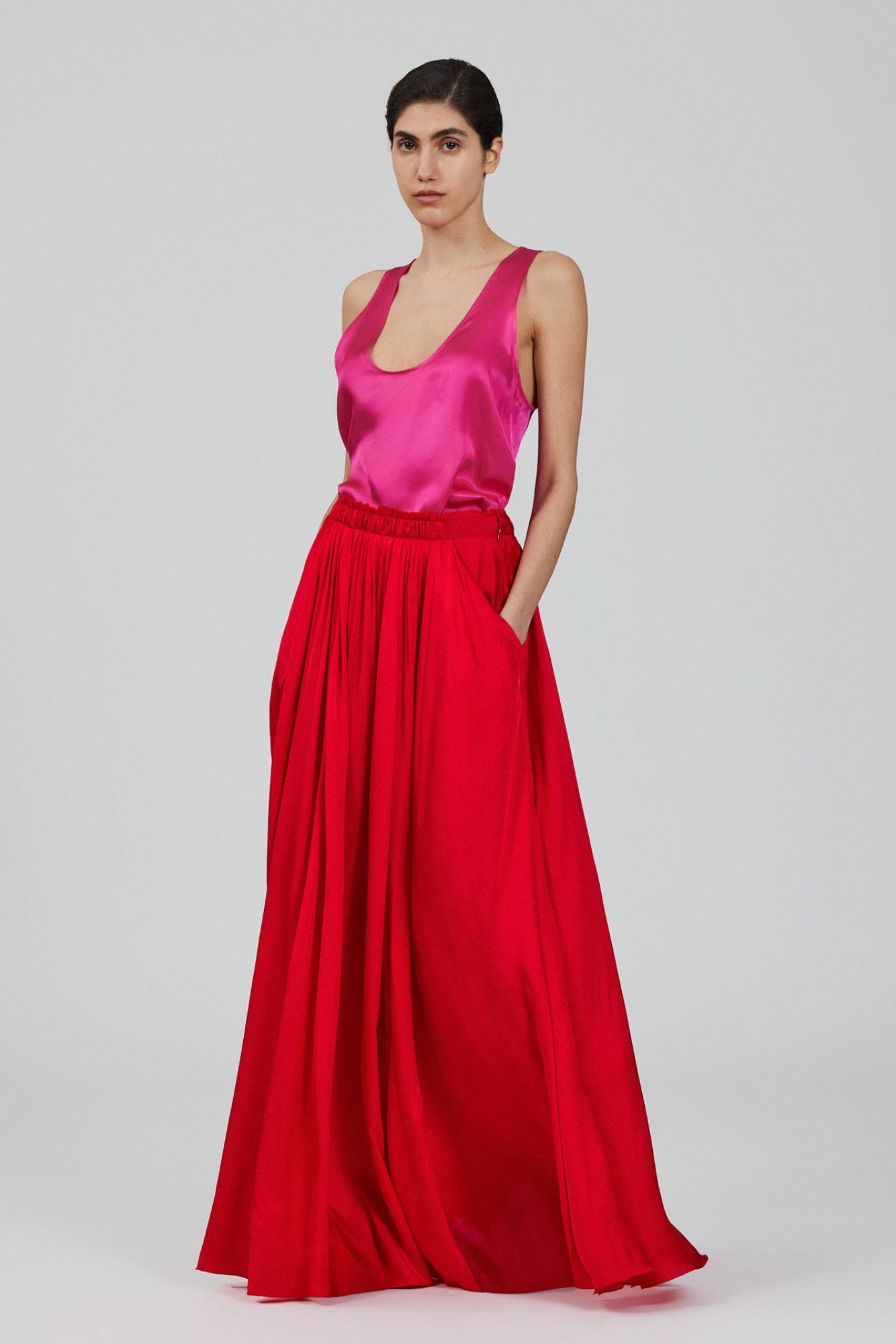 Tank top in viscose
