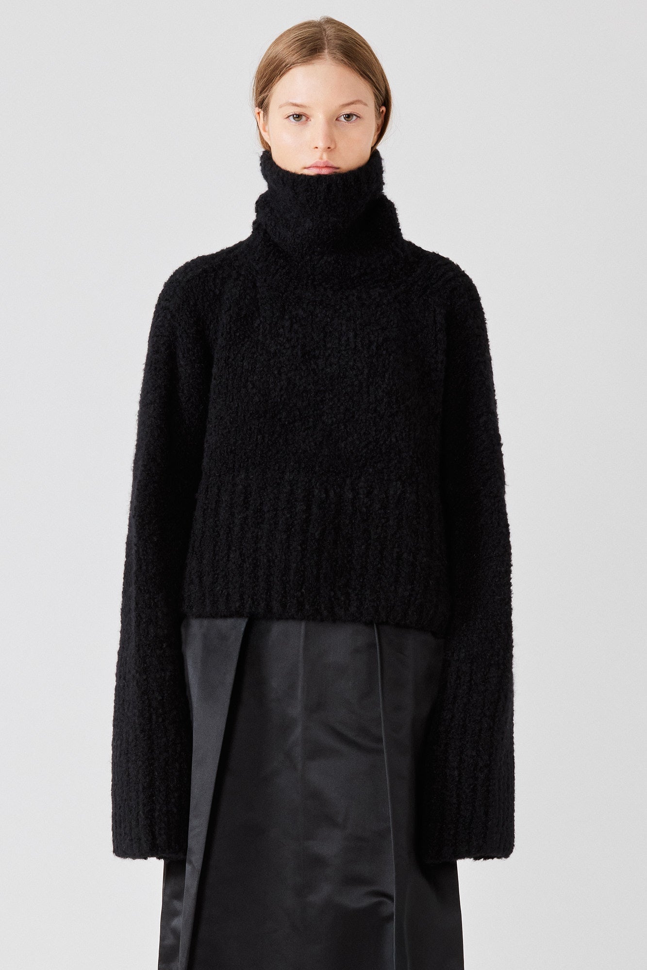 Teddy high neck sweater