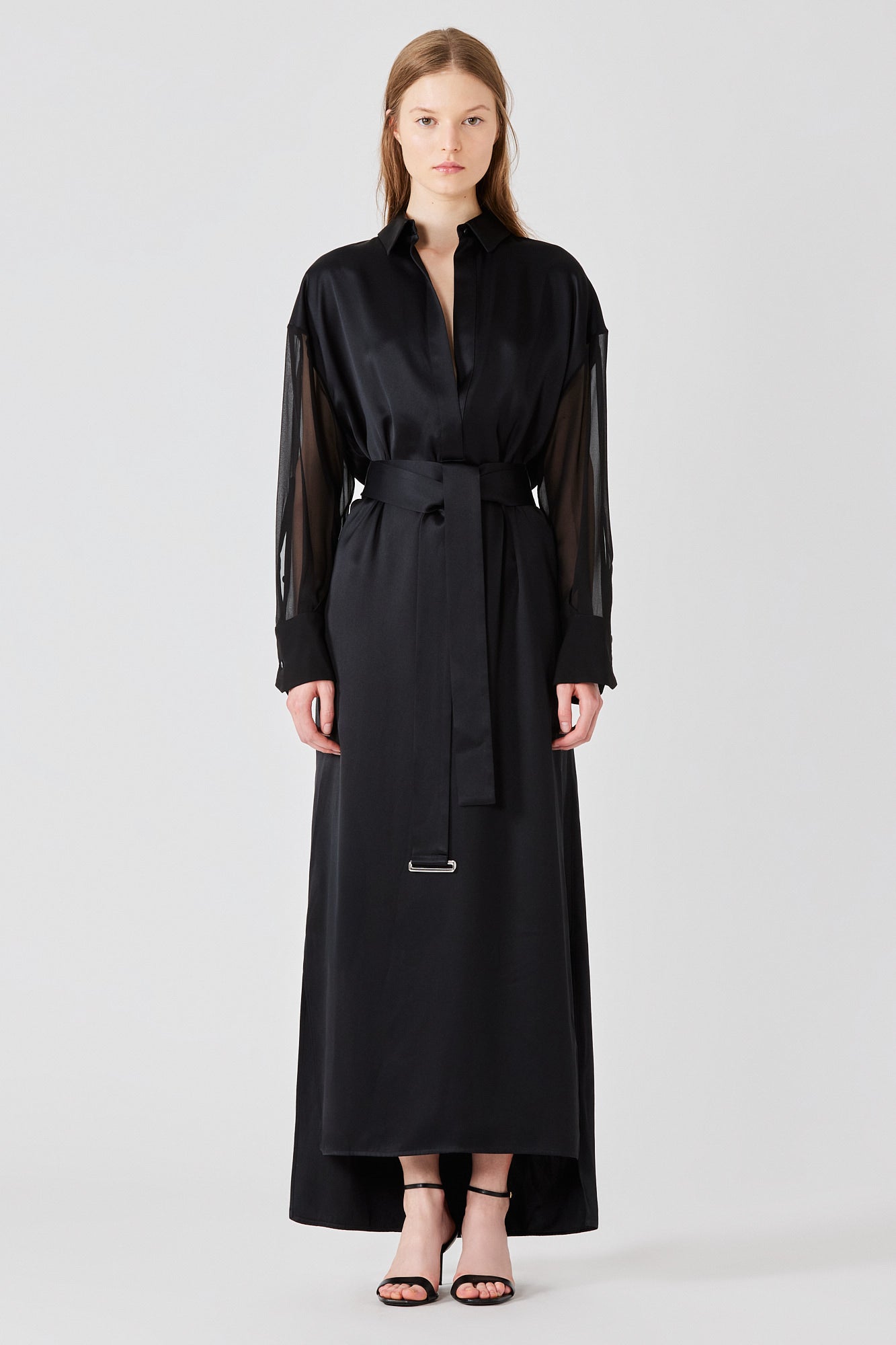 Francesca double satin dress