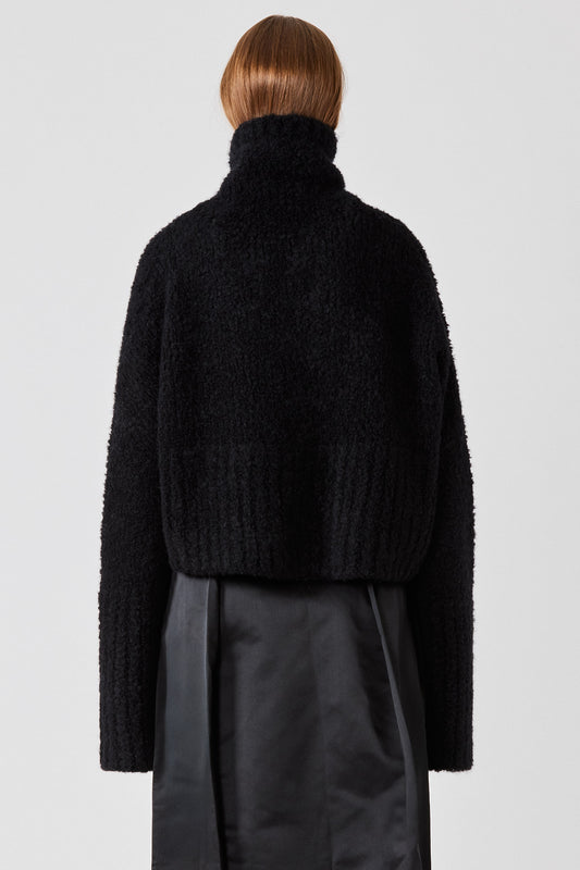 Maglione Teddy a collo alto