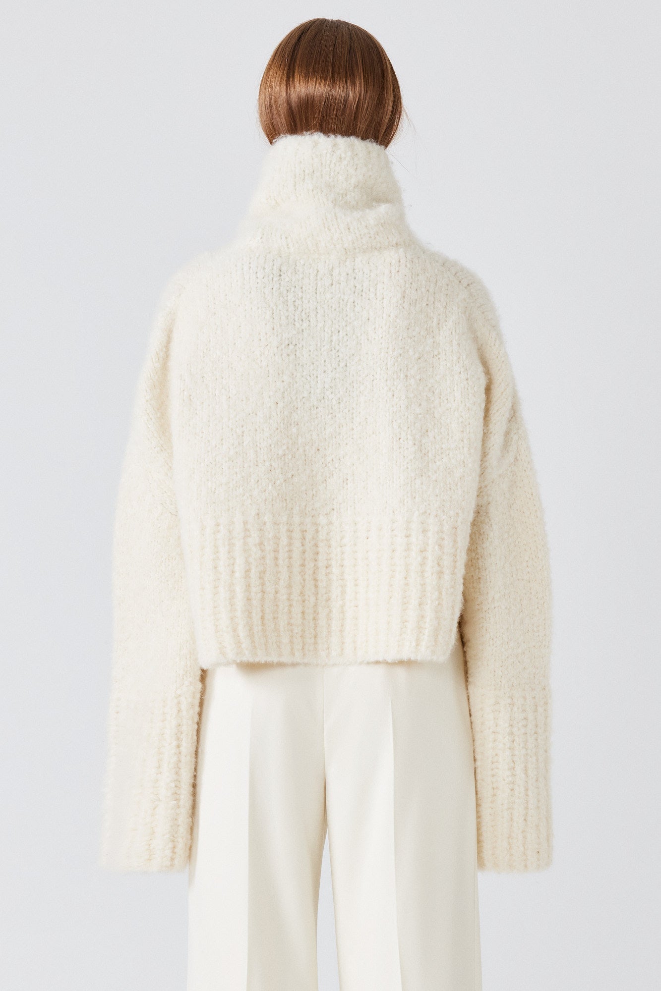 Teddy high neck sweater