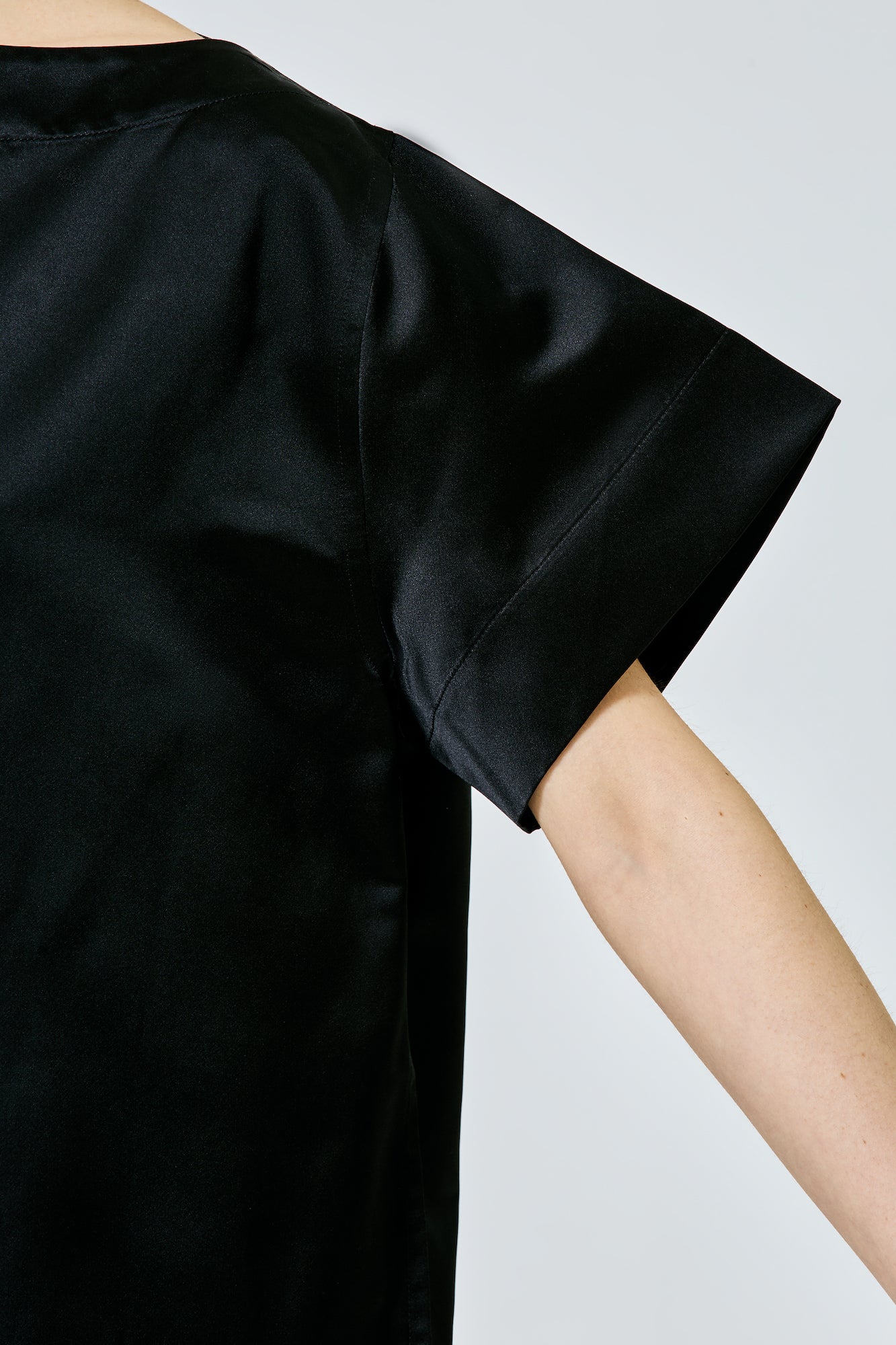 Valentina vestito t-shirt in duchesse