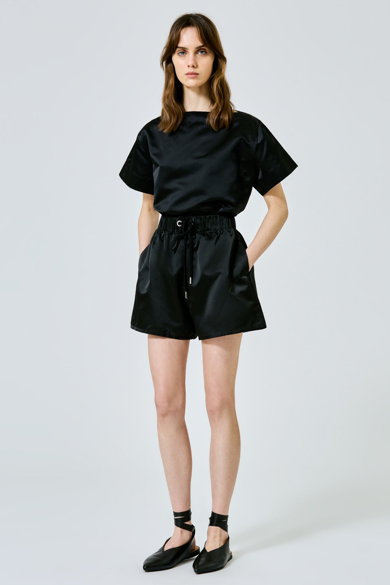 Valentina vestito t-shirt in duchesse