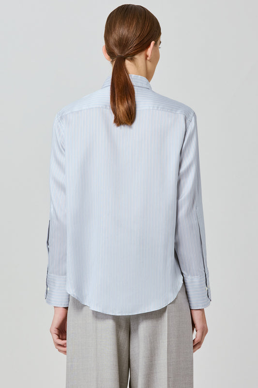 Marcella silk twill regular shirt