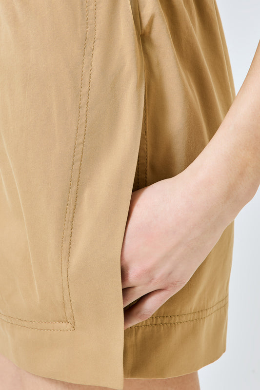 Gilda mini skirt in cotton silk