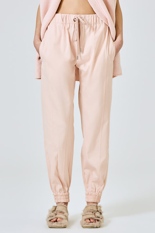 Valentina jogger in cotton silk