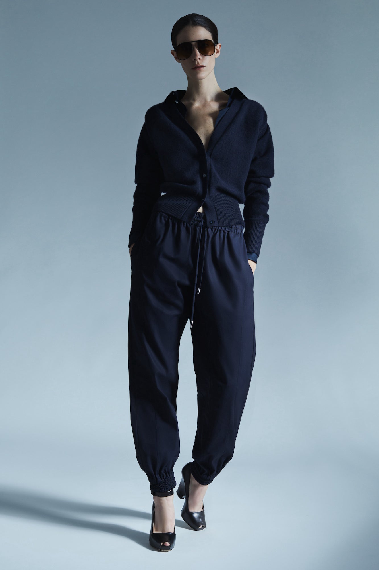 Valentina jogger in cotton silk