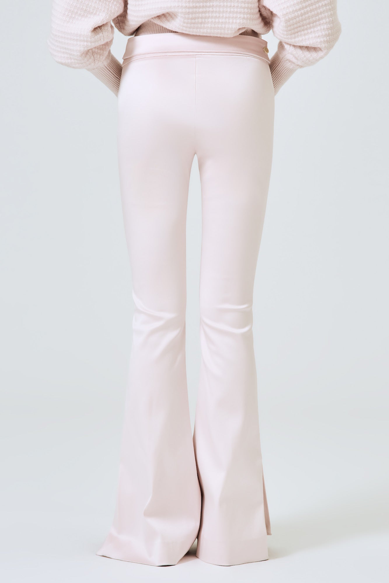 Pantaloni Elena in seta cotone stretch