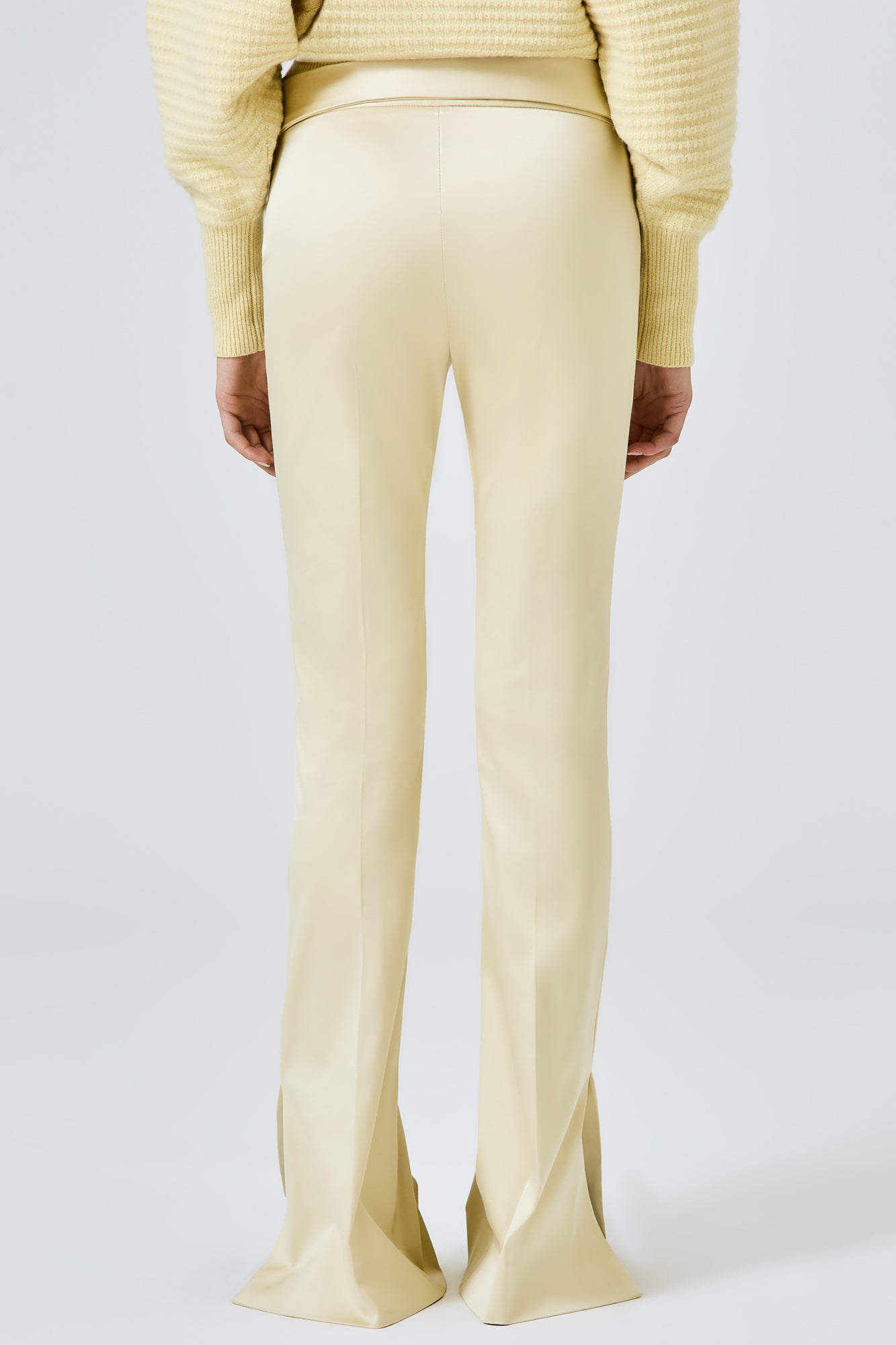 Pantaloni Elena in seta cotone stretch