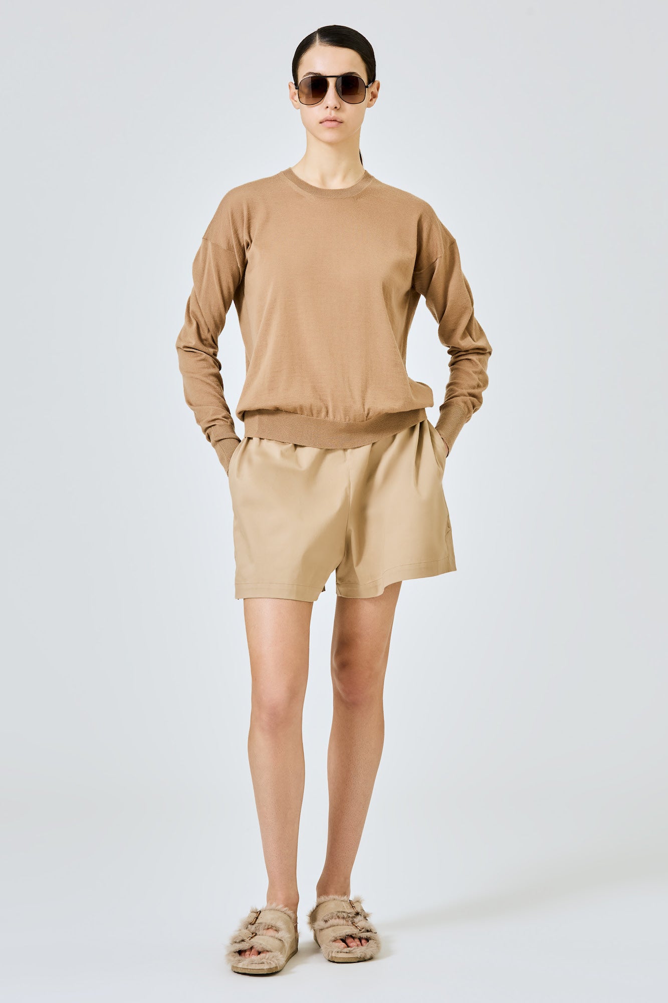Shorts Valentina in cotone seta