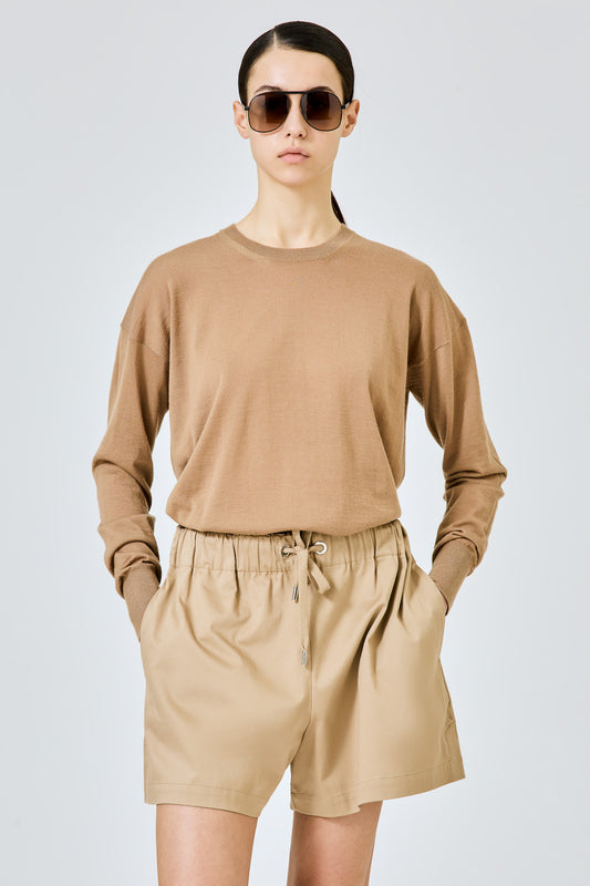 Valentina shorts in cotton silk