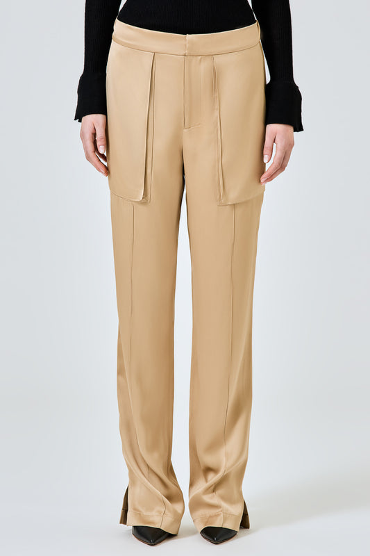 Adriana jogger in double satin