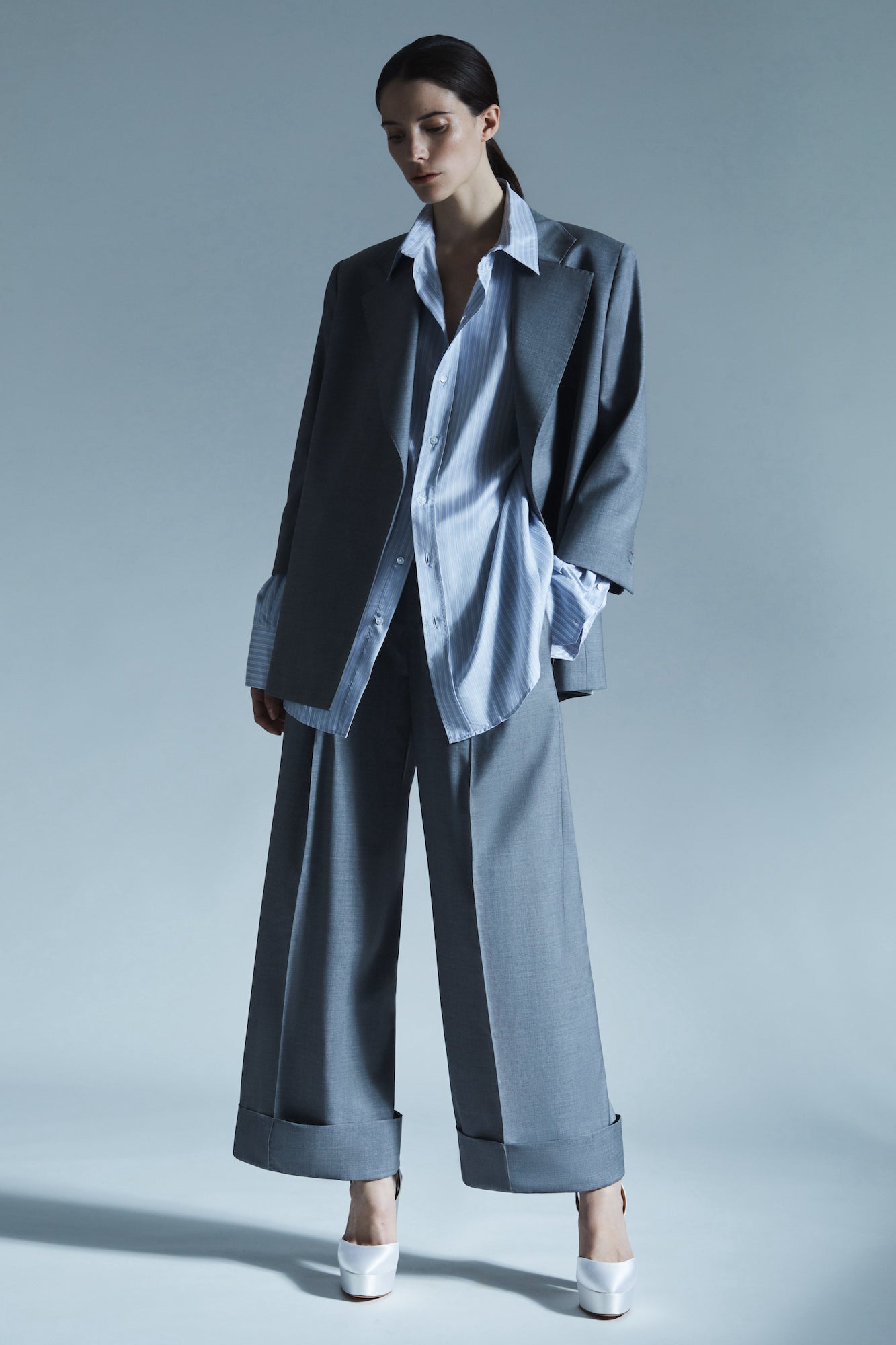 Boxy Benni blazer in virgin wool