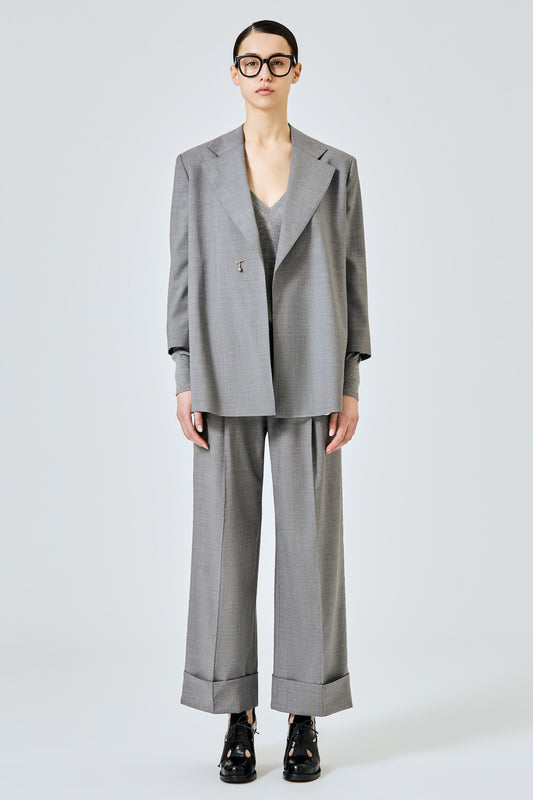 Boxy Benni blazer in virgin wool