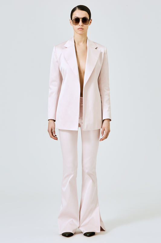 Bea Blazer in silk cotton stretch
