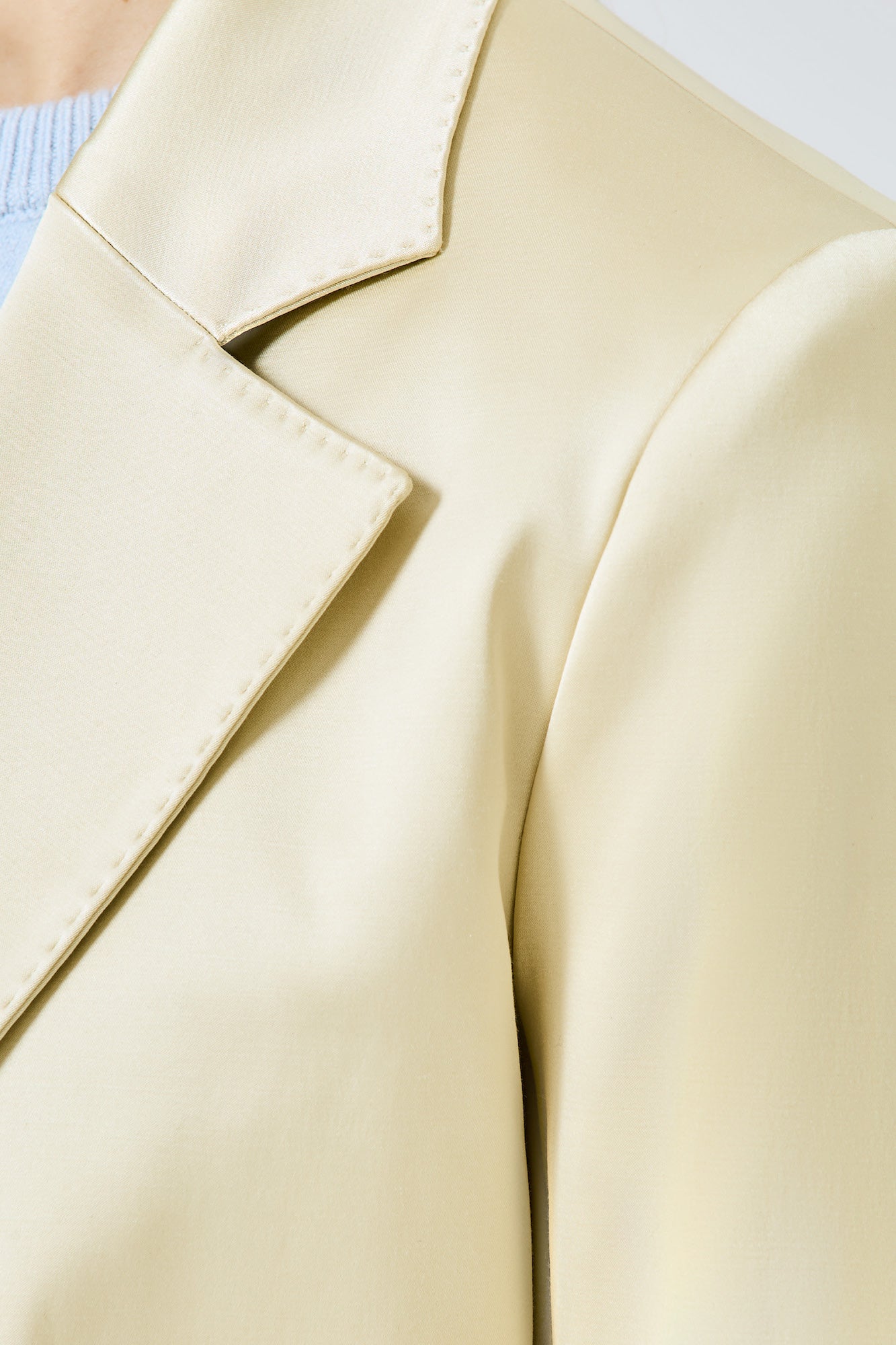 Bea Blazer in silk cotton stretch