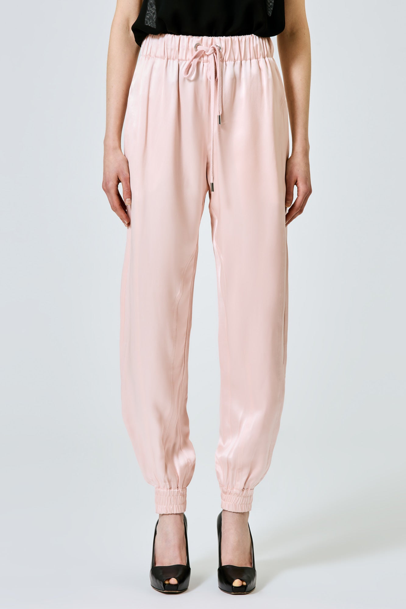 Valentina jogger in double satin