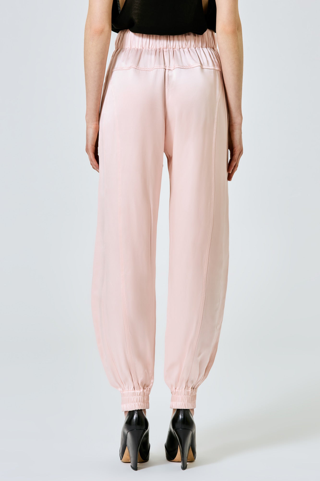 Valentina jogger in double satin
