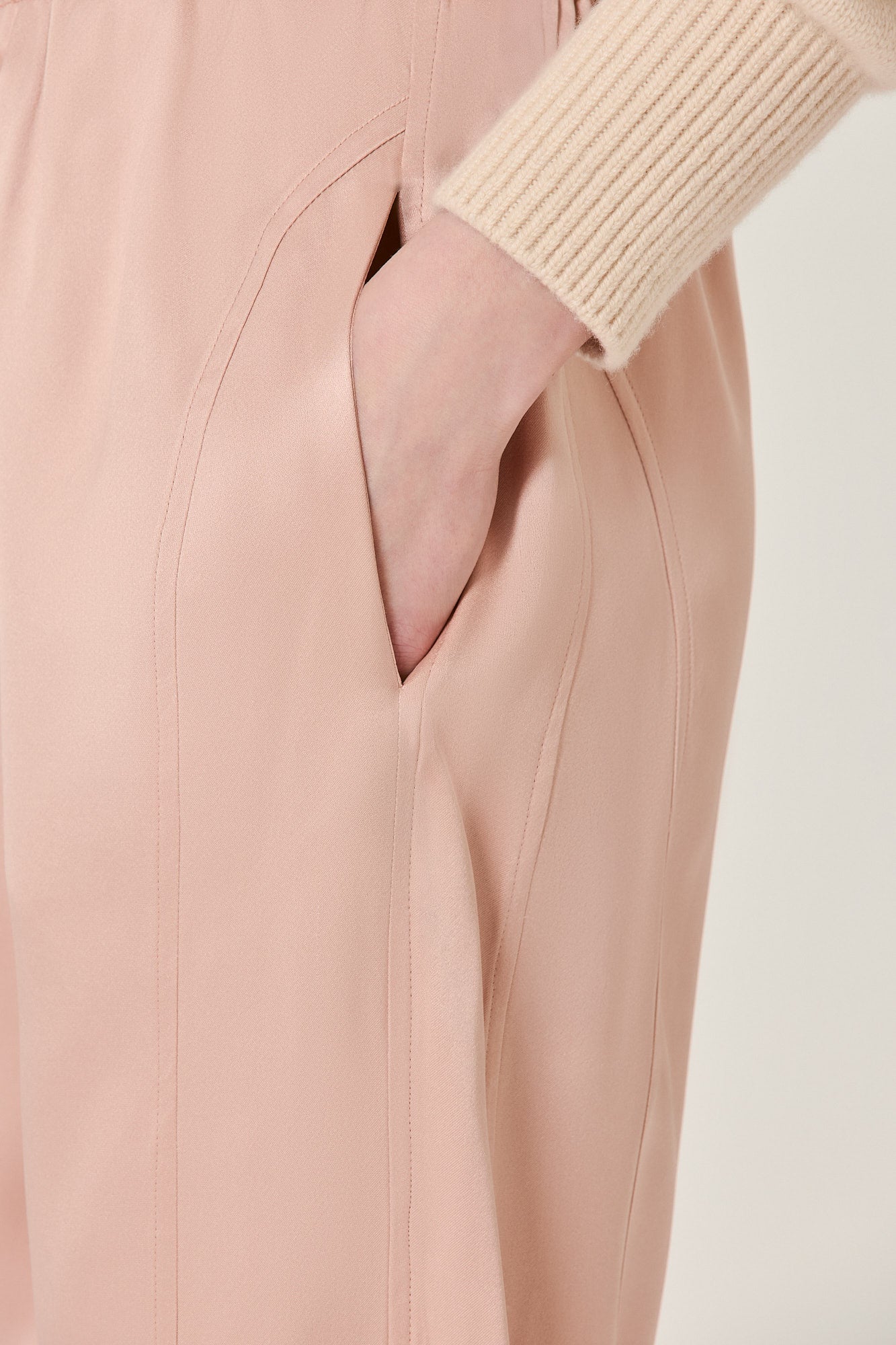 Valentina double satin joggers
