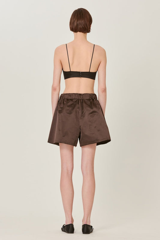 Bralette silk duchesse top