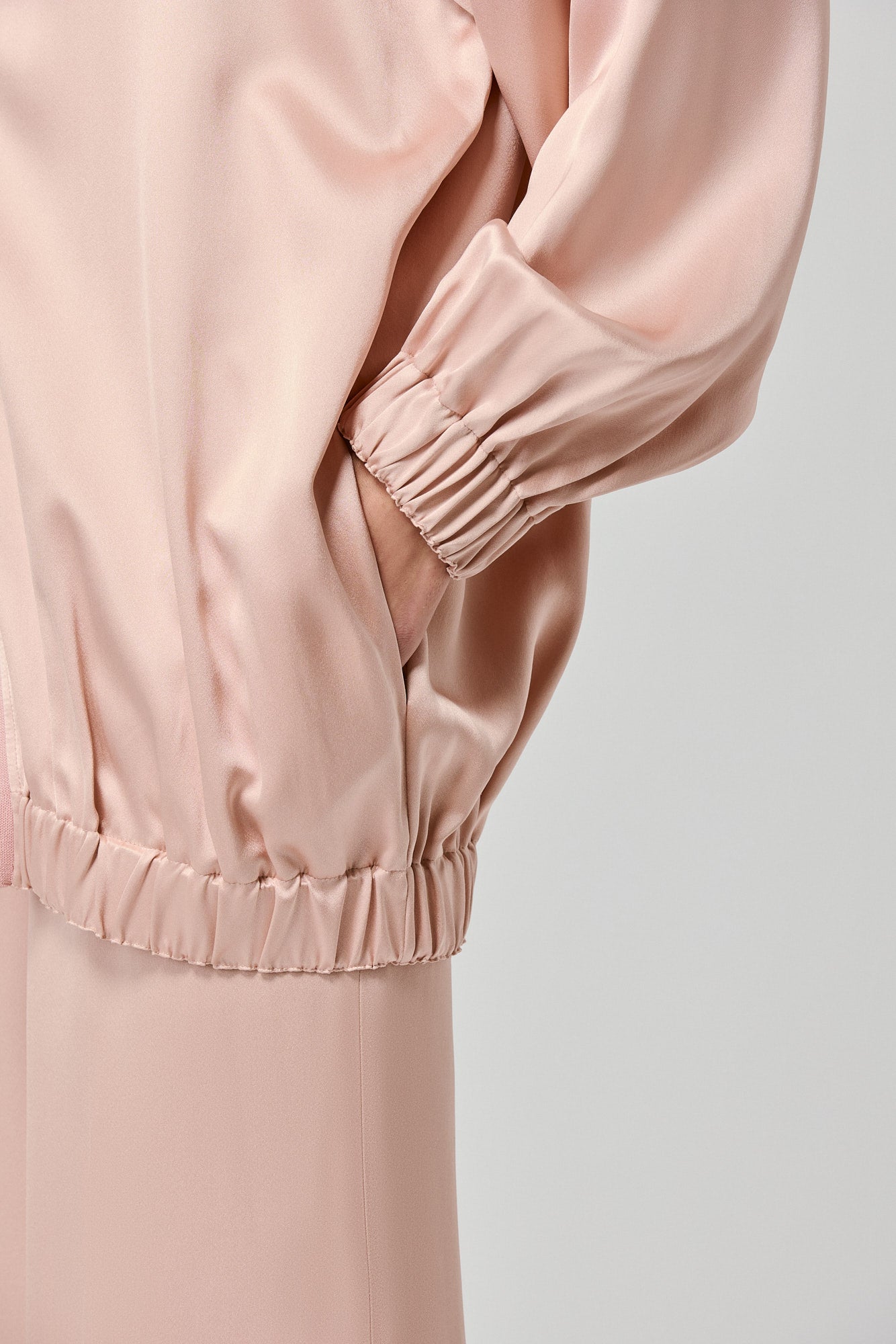 Valentina double satin cardigan