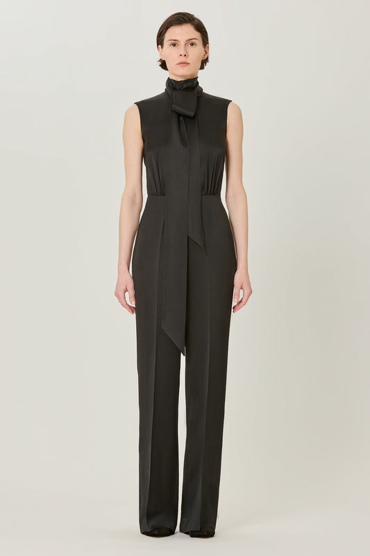 Nicole double satin jumpsuit