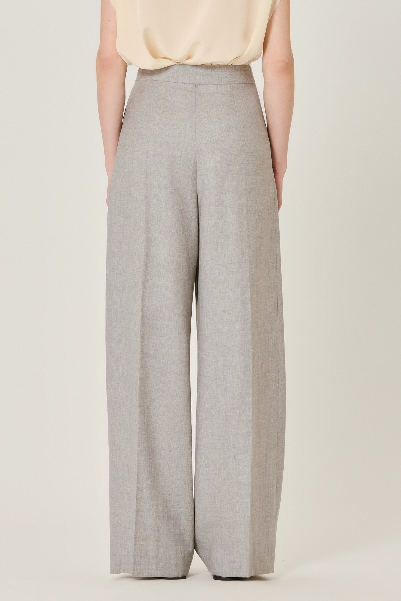 Lauren wool double pleat trousers