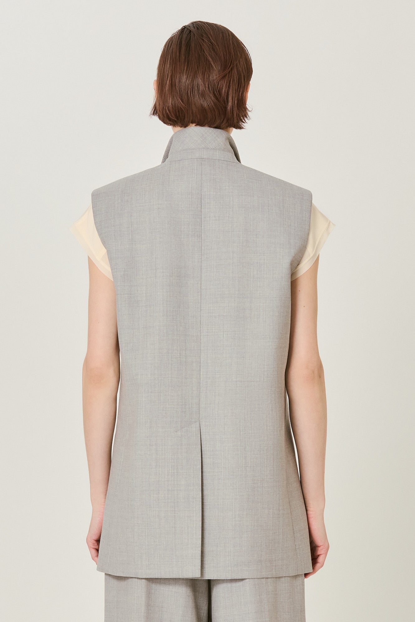 Giacca Lauren in lana senza maniche