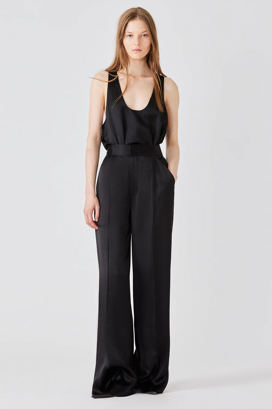 Canotta in doppio raso