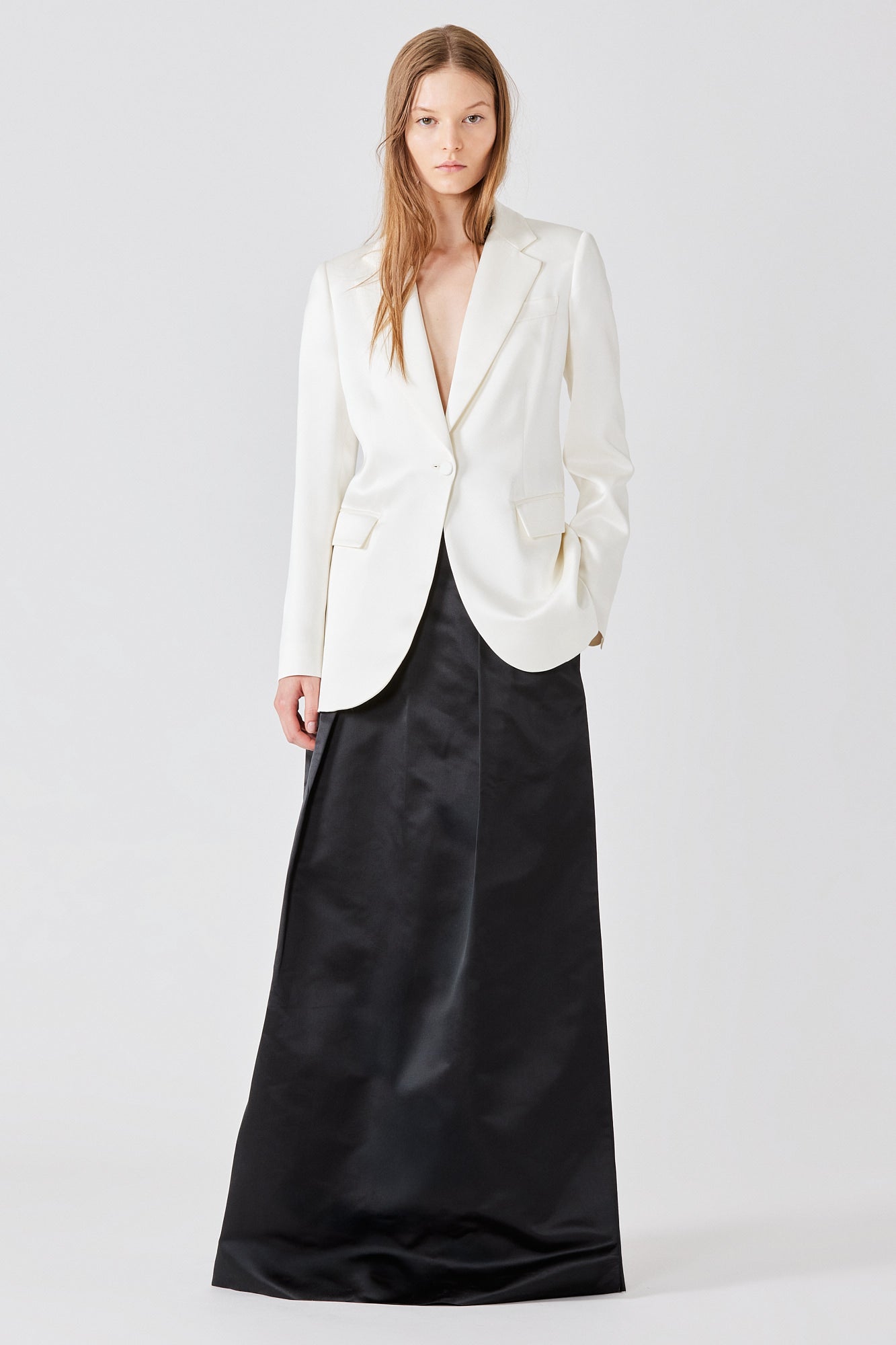 Andrea double satin jacket