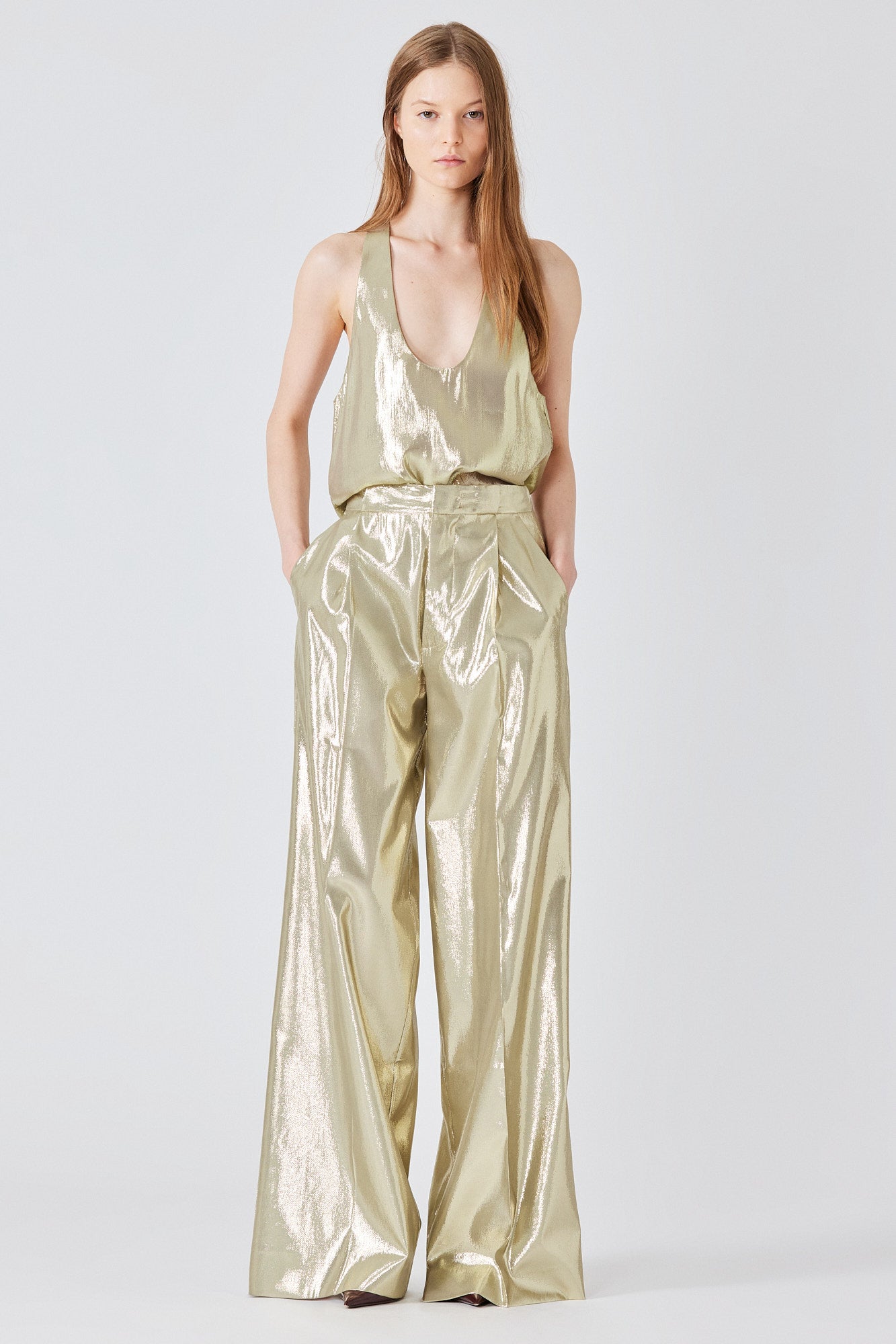Bogart lurex trousers
