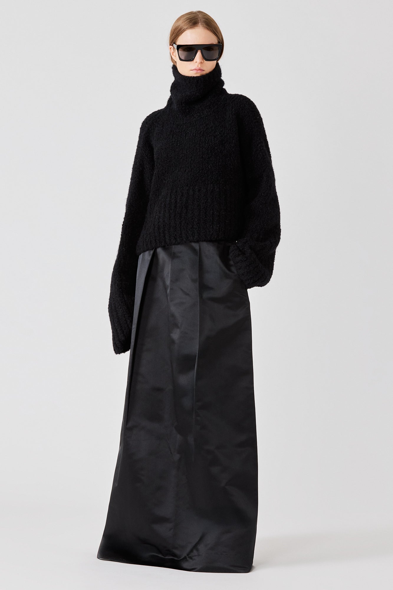 Teddy high neck sweater