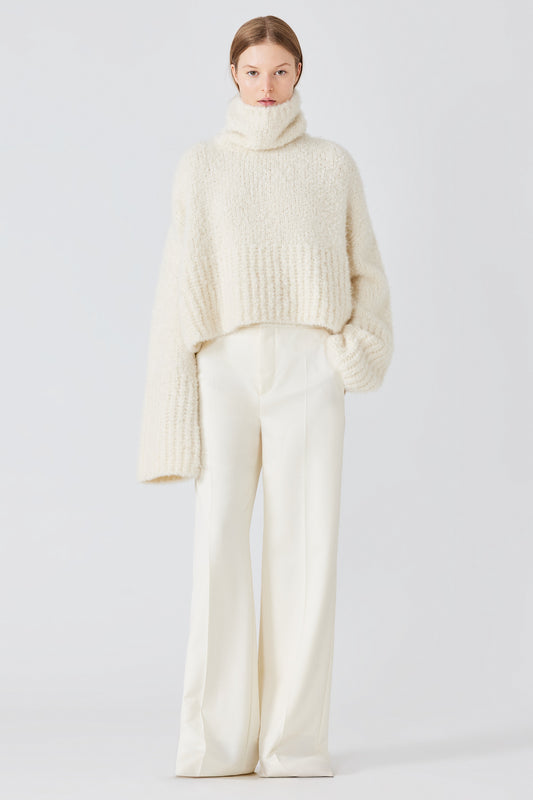 Maglione Teddy a collo alto