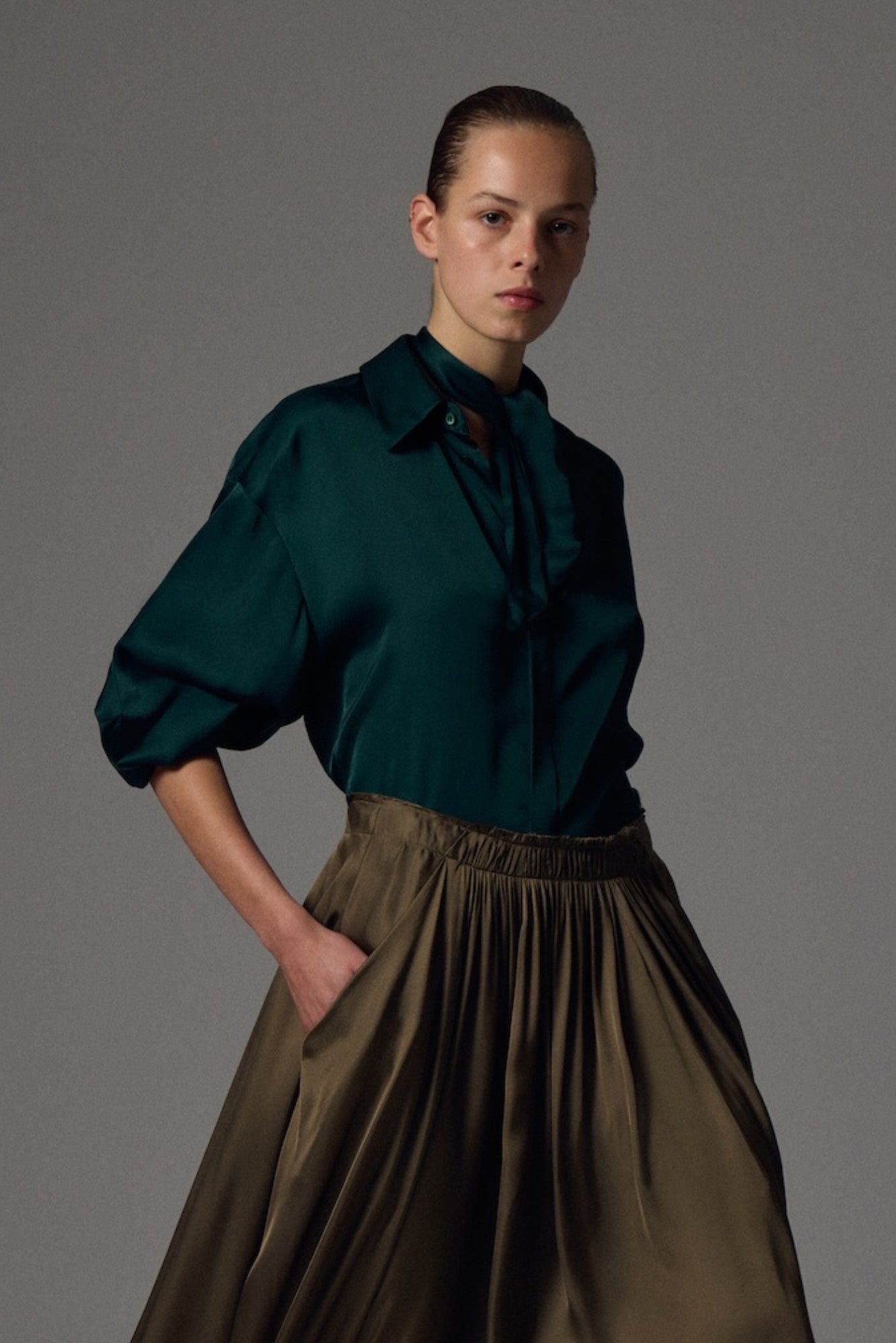 Camicia Susanna in crepe de chine