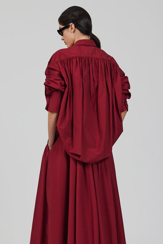 Baloon cotton shirt