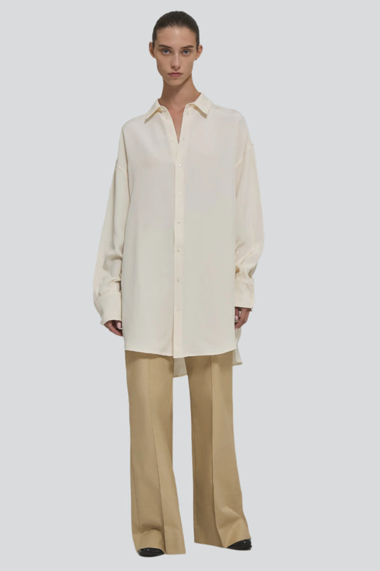 ROBERTA heavy silk oversized shirt