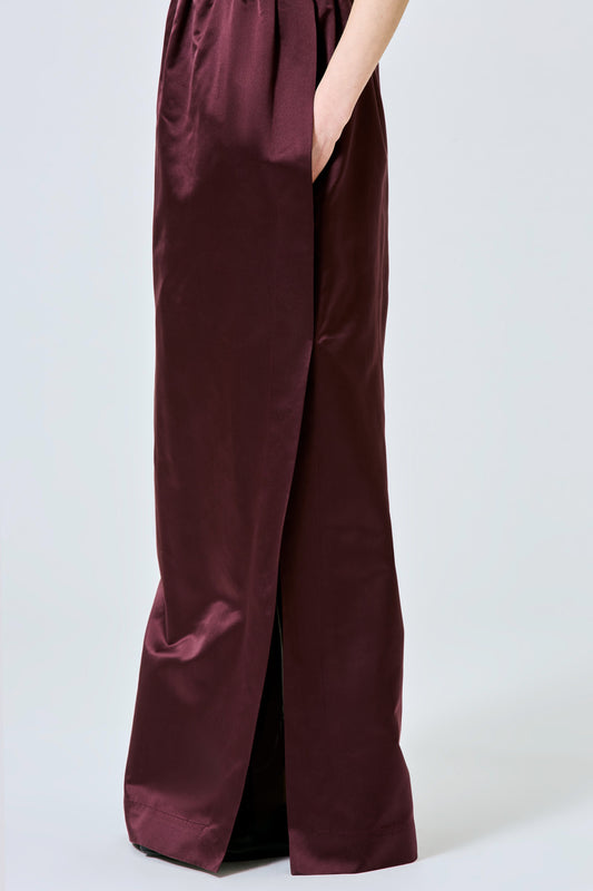 Gilda long skirt in silk duchesse