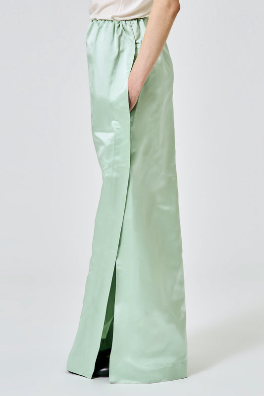 Gilda long skirt in silk duchesse