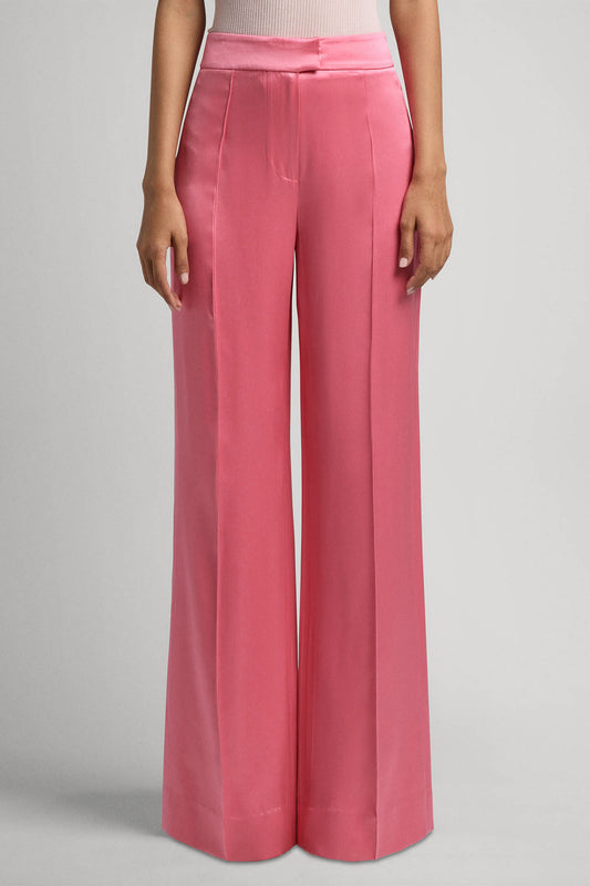 Andrea straight trousers in double satin