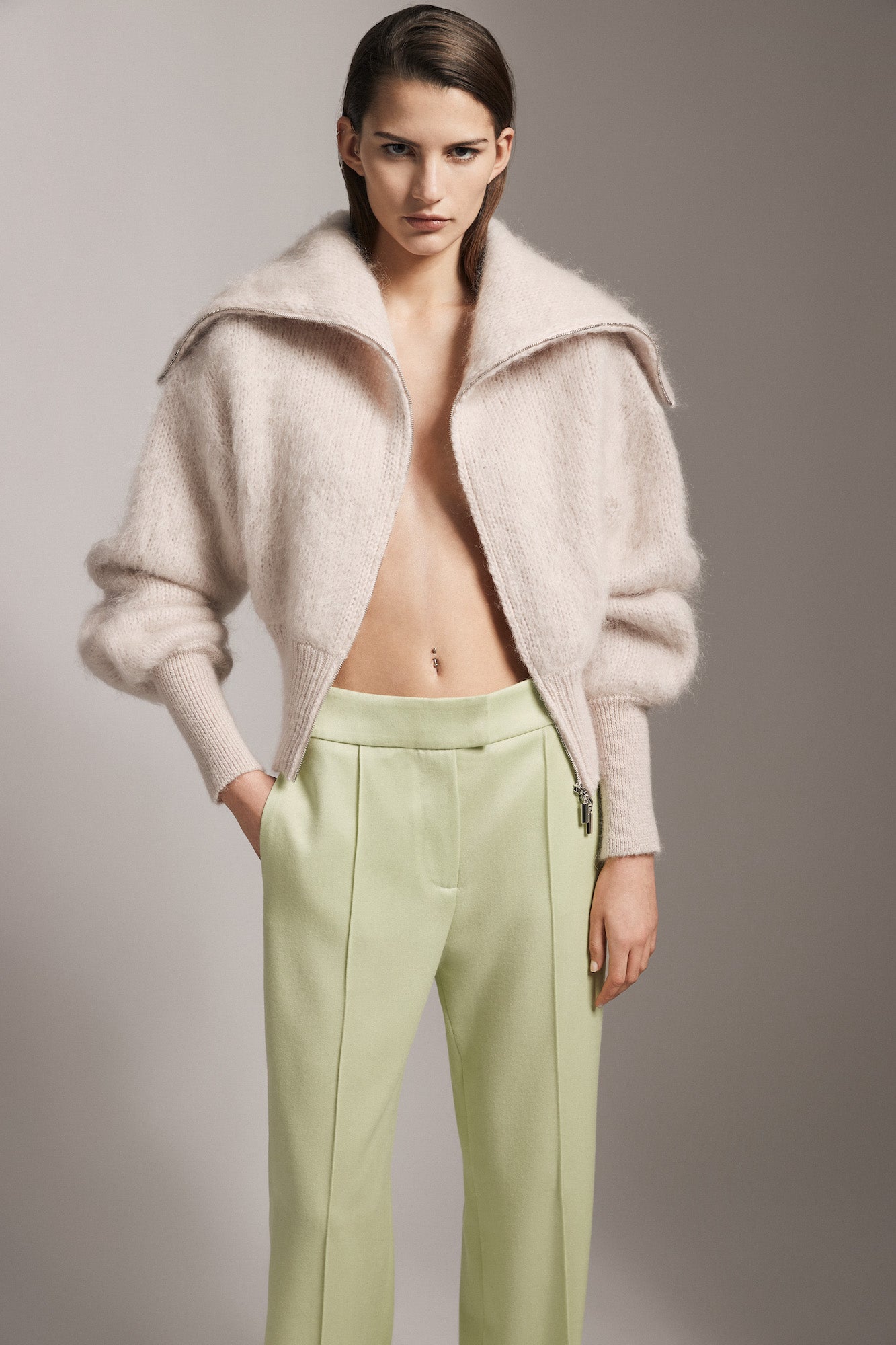 Jen bomber jacket in mohair