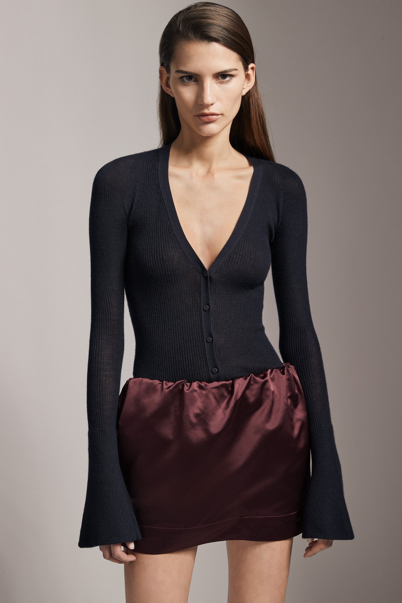 Cardigan maniche lunghe