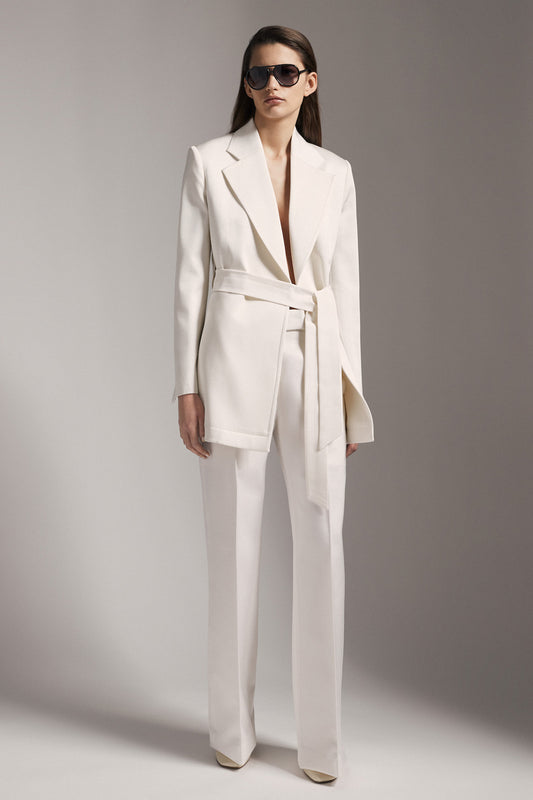 Benni blazer dress in silk wool